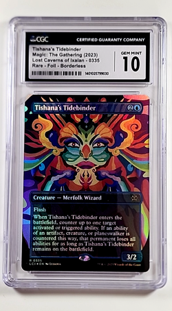 MTG Magic the Gathering Lost Caverns of Ixalan Tishana's Tidebinder CGC 10 POP1 - Image 1