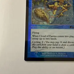 MTG: FOIL Cloud of Faeries - Urza's Legacy #29/144 MTG Magic The Gathering - NM - Image 4