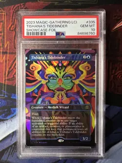 PSA 10 MTG Tishana's Tidebinder (Borderless) FOIL Lost Caverns of Ixalan Pop 1! - Image 1
