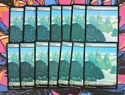 14x Forest x14 NM 291 Full-Art Appa MTG Avatar Unplayed Magic the Gathering - Image 1