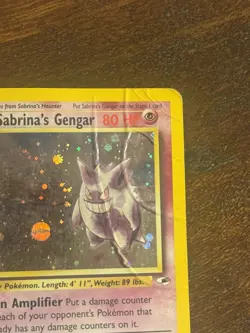 Vintage 2000 Pokemon Gym Heroes Sabrina's Gengar 14/132 Holo - SWIRL - Image 3