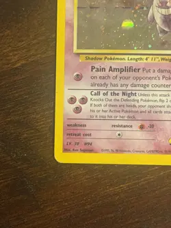 Vintage 2000 Pokemon Gym Heroes Sabrina's Gengar 14/132 Holo - SWIRL - Image 5