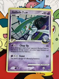 Pokemon Gallade LV.59 20/111 Holo Rare Rising Rivals NM Swirl - Image 1
