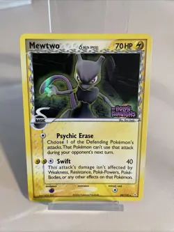 Mewtwo Delta Species 24/110 - EX Holon Phantoms Stamped Reverse Holo NM-LP - Image 1