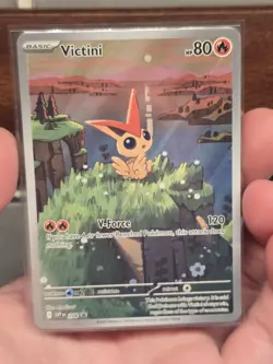 Victini 208 Sv: Scarlet & Violet Promo Cards Illustration Rare Promo Pokemon LP - Image 1