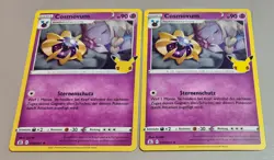 2er Set Cosmovum #014/025 Rare Holo CELEBRATIONS 2021 Pokemon Mint Boosterfrisch - Image 1