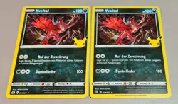 2er Set Yveltal # 019/025 Rare Holo CELEBRATIONS 2021 Pokemon Mint Boosterfrisch - Image 1