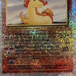 Pokemon TCG Rapidash 60/110 Legendary Collection Reverse Holo Vintage 2002 MP - Image 2