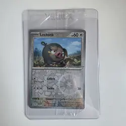 Lechonk POKEMON CENTER Stamp 155/198 Reverse Holo Sealed Promo Scarlet Violet - Image 1