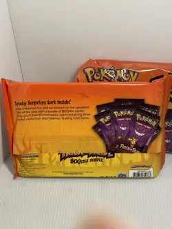 Pokemon TCG - Halloween TRICK or TRADE BOOster Bundle Lot of 2 Bags 80 Packs - Image 3