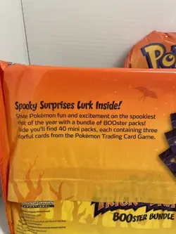 Pokemon TCG - Halloween TRICK or TRADE BOOster Bundle Lot of 2 Bags 80 Packs - Image 4