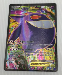 Gengar EX (114 Full Art) 114/119 XY - Phantom Forces Holo Pokemon - Image 2