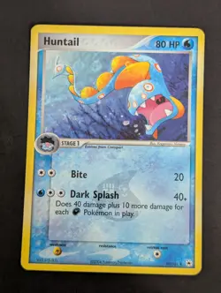 Pokemon TCG Huntail 19/101 EX Hidden Legends - Reverse Holo NM 0321#110 - Image 1