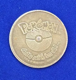 1999 Pokemon Battling Coin Wartortle #08 Nintendo Hasbro Metal - Image 3