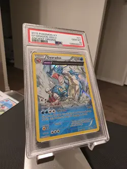 2015 POKEMON XY ANCIENT ORIGINS #21 GYARADOS-HOLO PSA 10 - Image 1