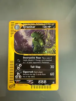 Tyranitar H28/H32 Pokemon Aquapolis Holo (NM/MINT) - Image 1