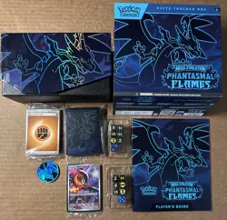 *NO PACKS- Contents+Promo of Pokemon TCG Phantasmal Flames Mega Charizard EX UPC - Image 1