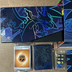 *NO PACKS- Contents+Promo of Pokemon TCG Phantasmal Flames Mega Charizard EX UPC - Image 2