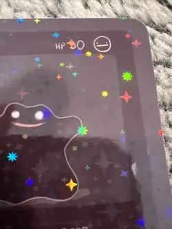 Pokederp BLACKOUT Star Holo Blobbo 21/25 - Ditto Pokemon Derpy Fan Art JWillyGuy - Image 2