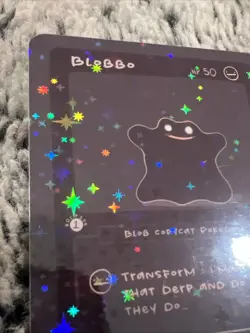 Pokederp BLACKOUT Star Holo Blobbo 21/25 - Ditto Pokemon Derpy Fan Art JWillyGuy - Image 5