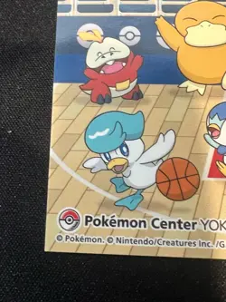 Pokemon Center Yokohama Sticker Japanese Rare Pikachu Psyduck Eevee US Seller - Image 5