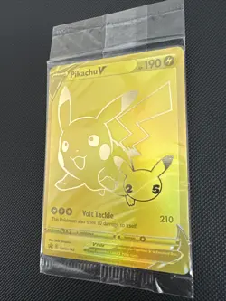SEALED Pikachu V SWSH145 (Pokemon Celebrations 25th Anniversary) | NEW NEAR MINT - Image 2