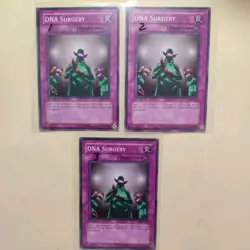 x3 Yugioh! DNA Surgery PSV-026 1st Ed LP/LP/MP - Image 1