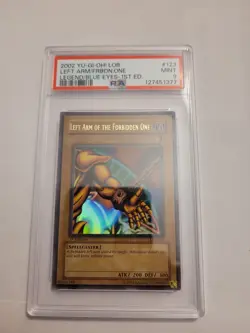 Yu-Gi-Oh! TCG 2002 Left Arm Of The Forbidden One Lob-123 1st Ed PSA 9 - Image 1