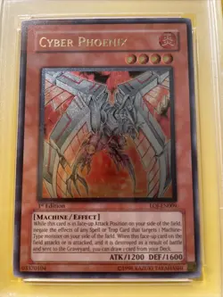 YuGiOh CYBER PHOENIX #EOJ-EN009 🔥PSA 9 MINT🔥1st EDITION-2006 ULTIMATE RARE - Image 3
