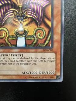 Exodia the Forbidden One DDS-003 Secret Rare Promo Yugioh Near Mint - Image 5
