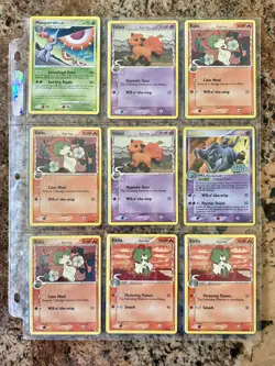 Lot of 18 Pokemon Trading Card 2007 Sleeve Revrs Holo Dusclops Crystal Guardians - Image 2