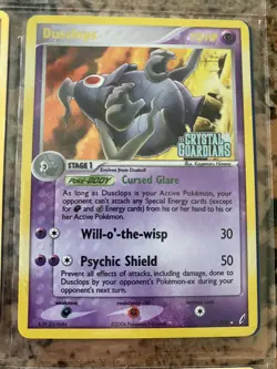 Lot of 18 Pokemon Trading Card 2007 Sleeve Revrs Holo Dusclops Crystal Guardians - Image 4