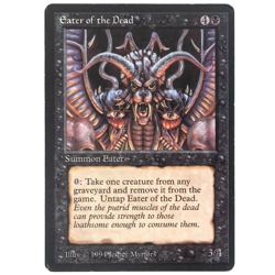 Eater of the Dead - The Dark 1994 MTG Vintage Uncommon Black Creature Card - Image 1