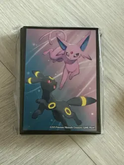 Espeon & Umbreon Enamel Pin Figurine and Card Sleeves Pokemon TCG - Image 2