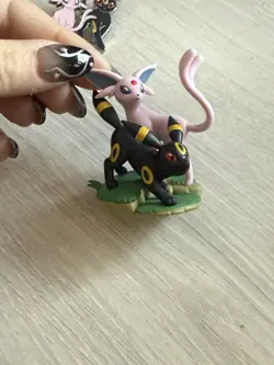 Espeon & Umbreon Enamel Pin Figurine and Card Sleeves Pokemon TCG - Image 4