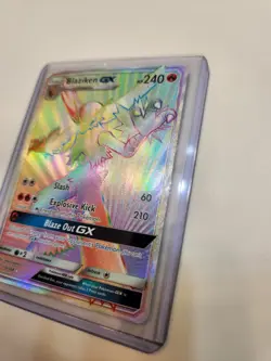Blaziken GX Rainbow Holo Pokemon Card 170/168 Secret Sm-Celestial Storm - Image 3