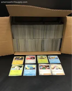 Pokemon Card Lot 15.5 lbs Bulk Modern Common Uncommon Nintendo TCG - Image 1