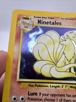 Ninetales 13/130 Holo Rare WotC Card Pokemon Base Set 2 MP - Image 2