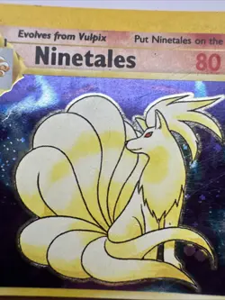 Ninetales 13/130 Holo Rare WotC Card Pokemon Base Set 2 MP - Image 5
