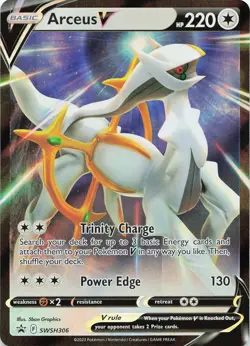 Pokemon Arceus V Promo SWSH: Sword & Shield Promo Cards #SWSH306 NM - Image 1