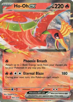 Pokemon Ho-oh ex Holo Trading Card Game Classic #007/034 NM - Image 1
