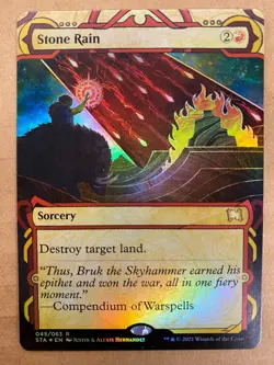 MTG 1x FOIL Stone Rain 45 Strixhaven: Mystical Archive Magic the Gathering x1 NM - Image 1