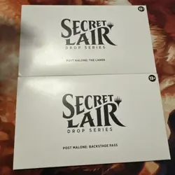 MTG Secret Lair Post Malone The Lands/Backstage Pass Non-foil - Image 1