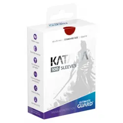 Ultimate Guard Katana Sleeves (100ct) Standar Size - Red - Image 1