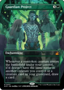 Guardian Project (Anime Borderless, #433, NM) Ravnica Remastered (RVR), MTG - Image 1