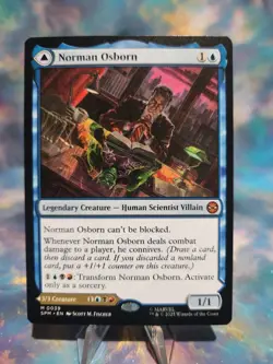 0039 Norman Osborn - Green Goblin Magic The Gathering Spider-Man - Image 1