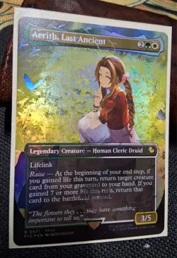 Aerith, Last Ancient (Chocobo Track Foil) Commander: Final Fantasy Foil - Image 2