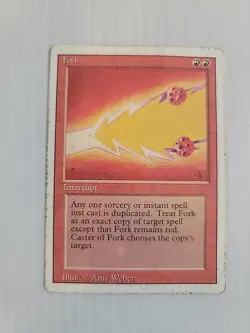 MTG Fork Revised HP/Damaged - Image 1