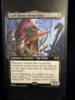 Lord Skitter, Sewer King 2023 MTG Legendary Creature #339 Rare - Image 1