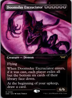 MTG - Doomsday Excruciator (Borderless) (346) - DSK - regular - Image 1